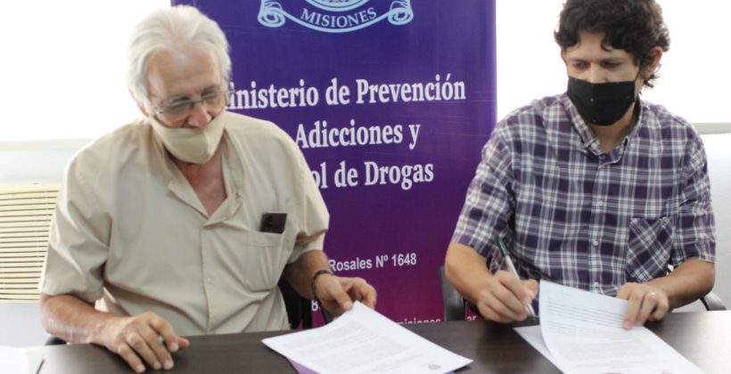 El Colegio de Médicos firmó un convenio con el Ministerio de Prevención de Adicciones