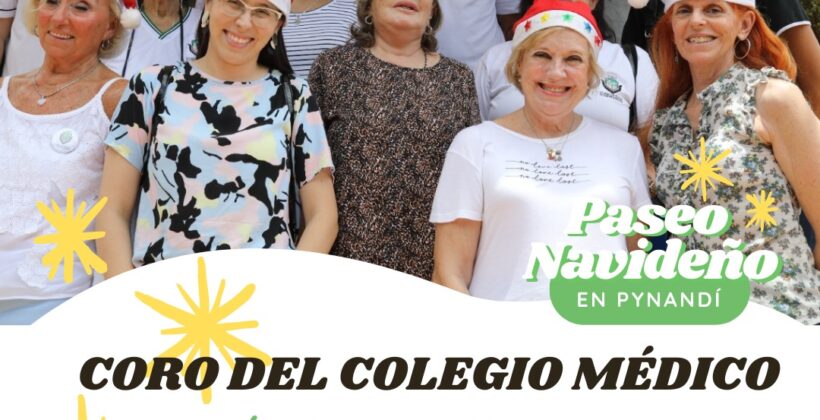 El Coro del Colegio Médico se presenta en el Paseo Navideño de Pynandí
